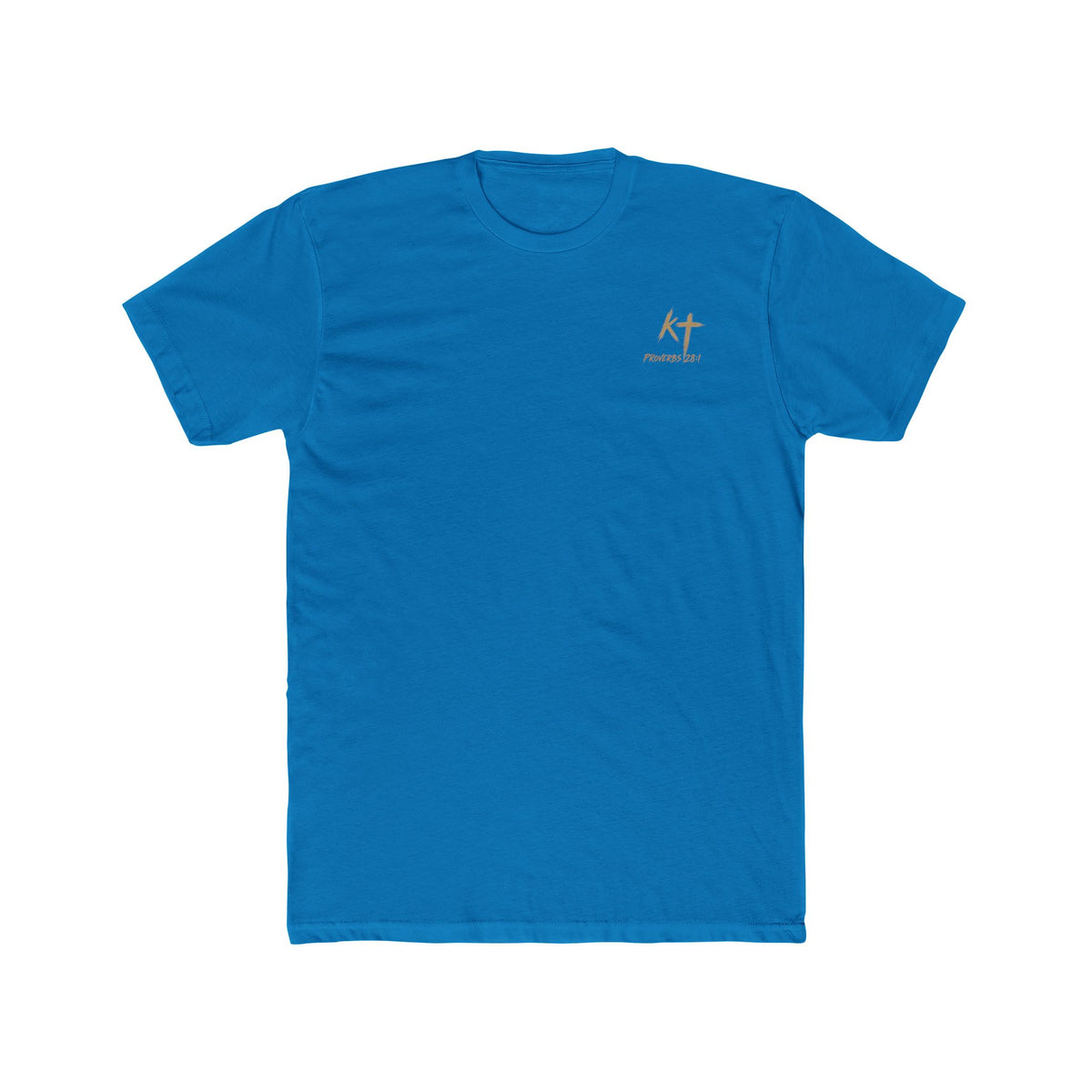Lion Graphic Tee — "Bold as a Lion" Inspirational Christian Tee (Kingdom-Tempered) — Proverbs 28:1