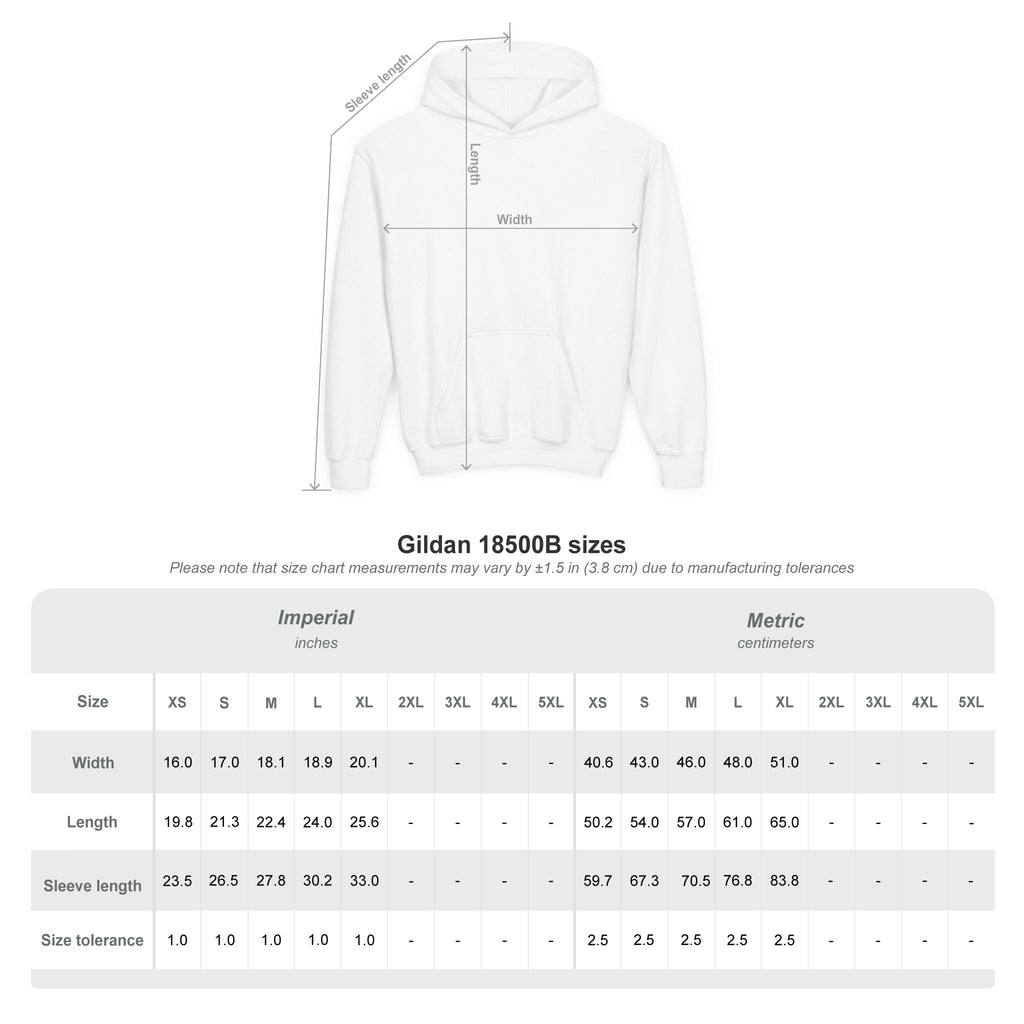 Youth Hoodie — "Be Still and Know That I Am God" Floral Christian Sweatshirt