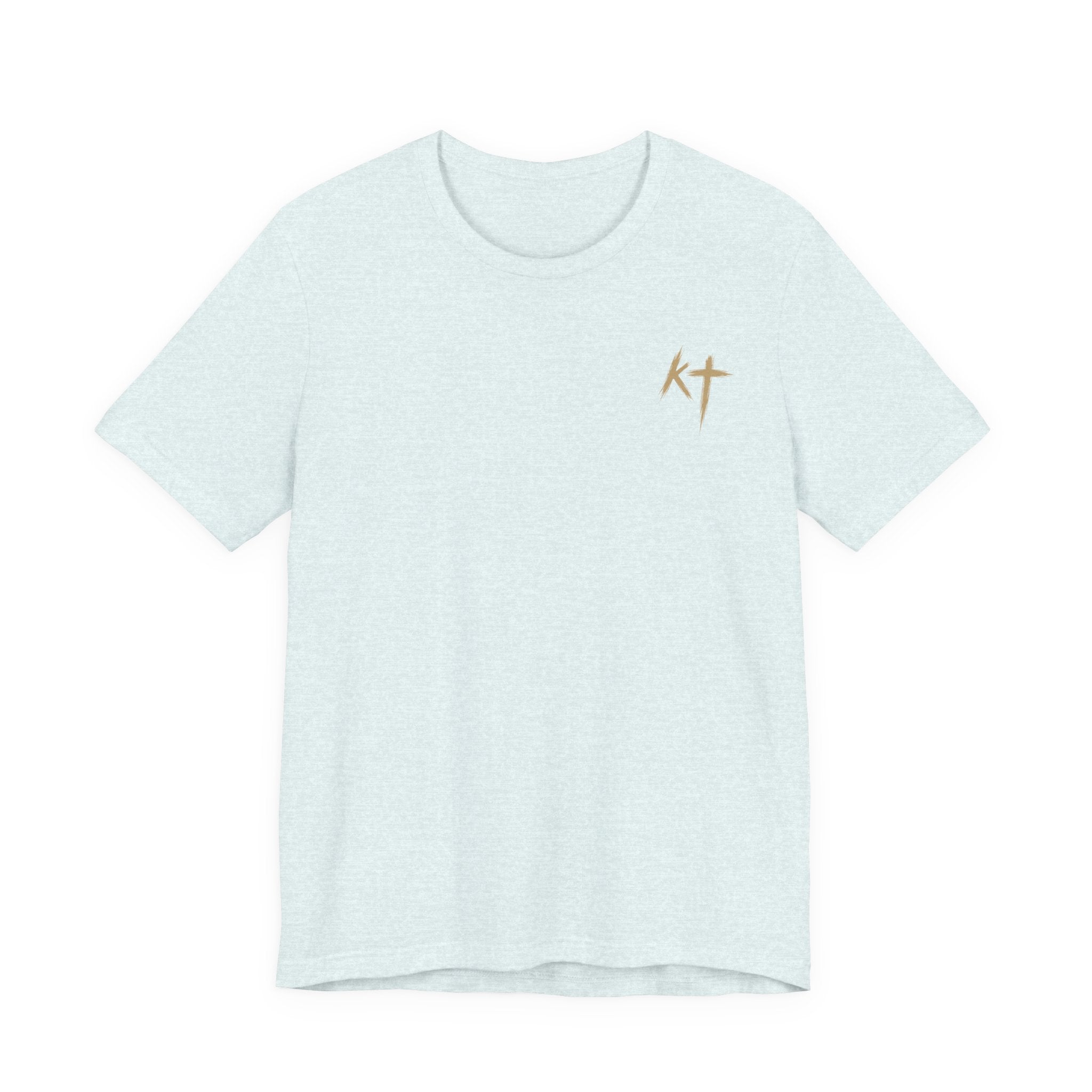 Christian Cross Reflection Tee — 'I Will Be With You' Inspirational T-Shirt