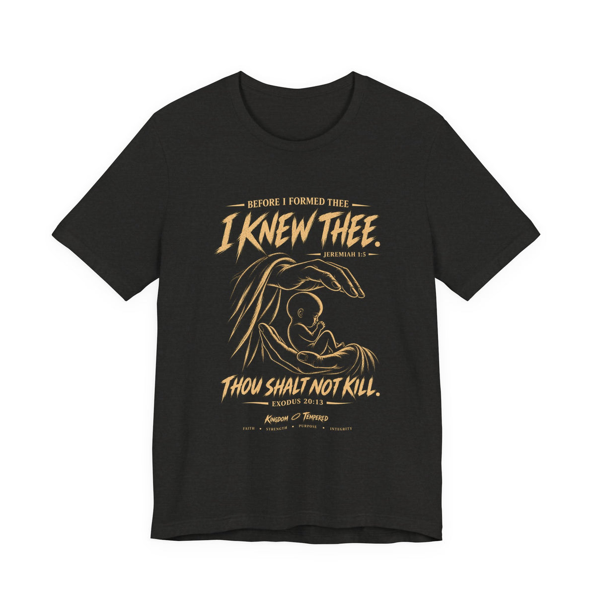 I Knew Thee Nativity Tee – Christian Faith Baby Jesus Graphic T-Shirt
