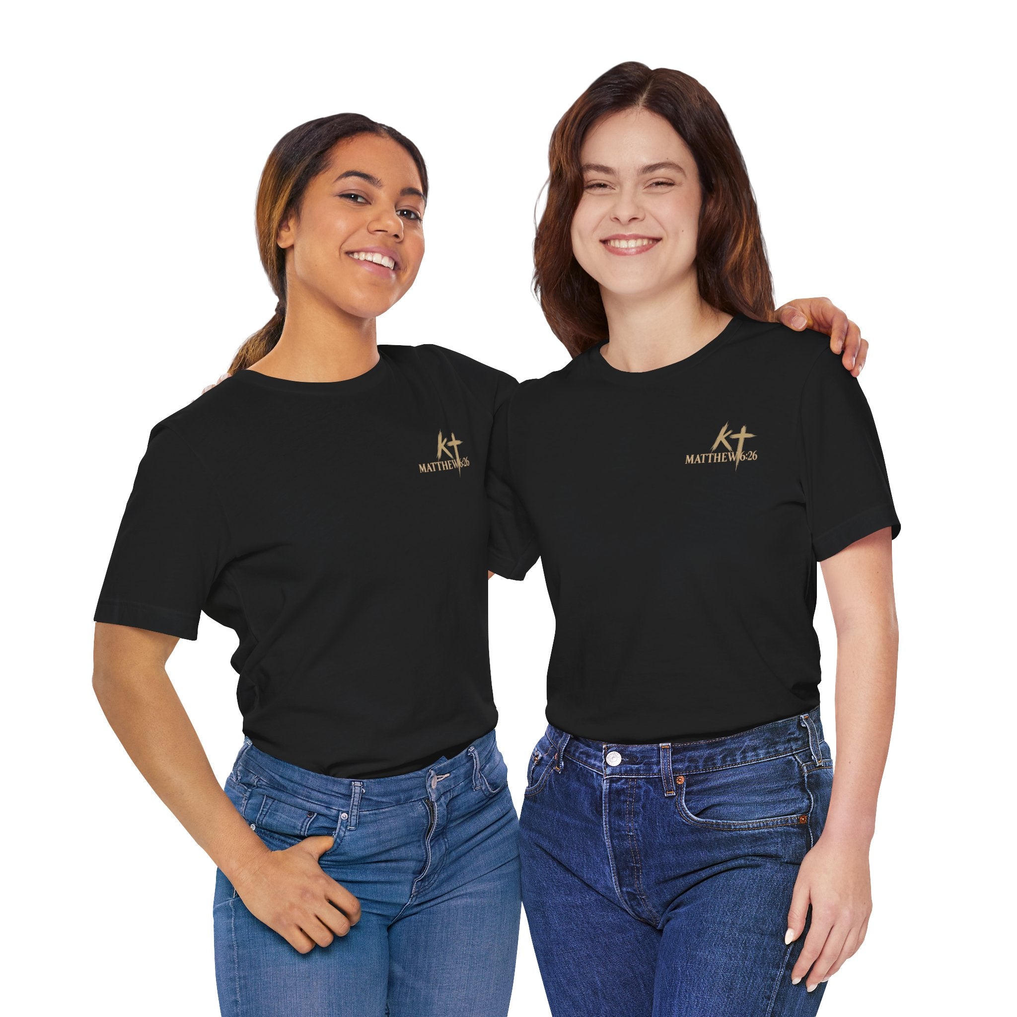 Kingdom & Tempted Christian Tee — Matthew 6:26 Inspirational T‑Shirt