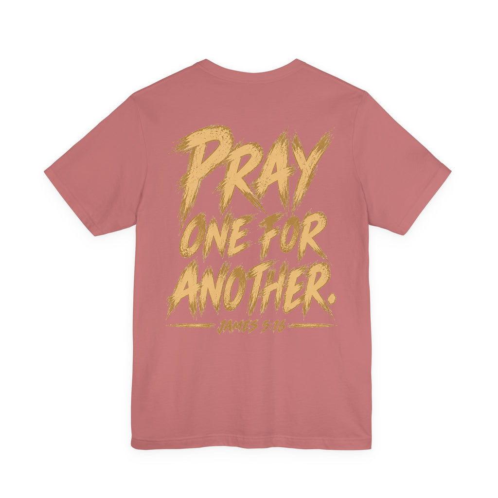 Prayer T‑Shirt - "Need Prayer? Stop Me." | Pray One for Another Christian Tee