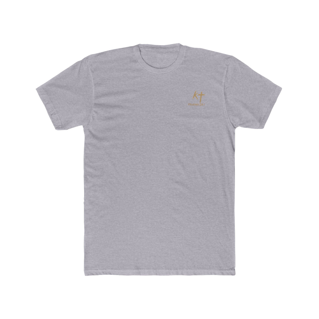 Lion Graphic Tee — "Bold as a Lion" Inspirational Christian Tee (Kingdom-Tempered) — Proverbs 28:1