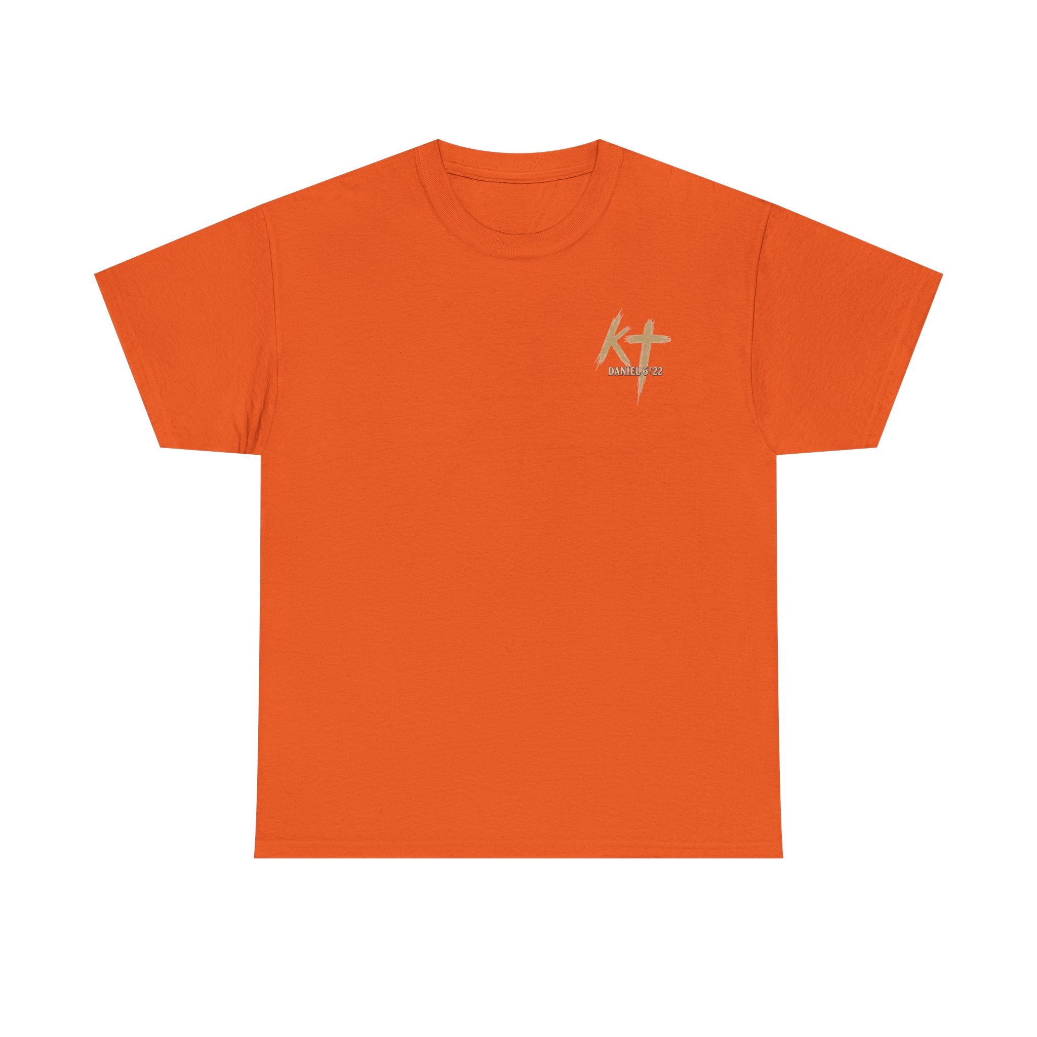 Pray With Faith Tee — Lion & Cross Christian Graphic T-Shirt