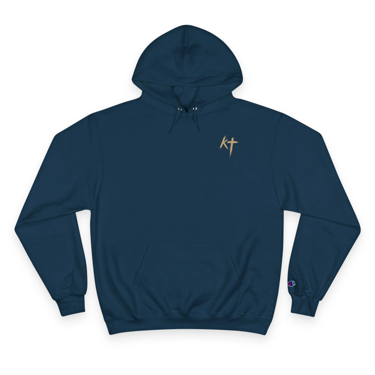 Champion Hoodie — Gold Wings Cross Graphic Hoodie