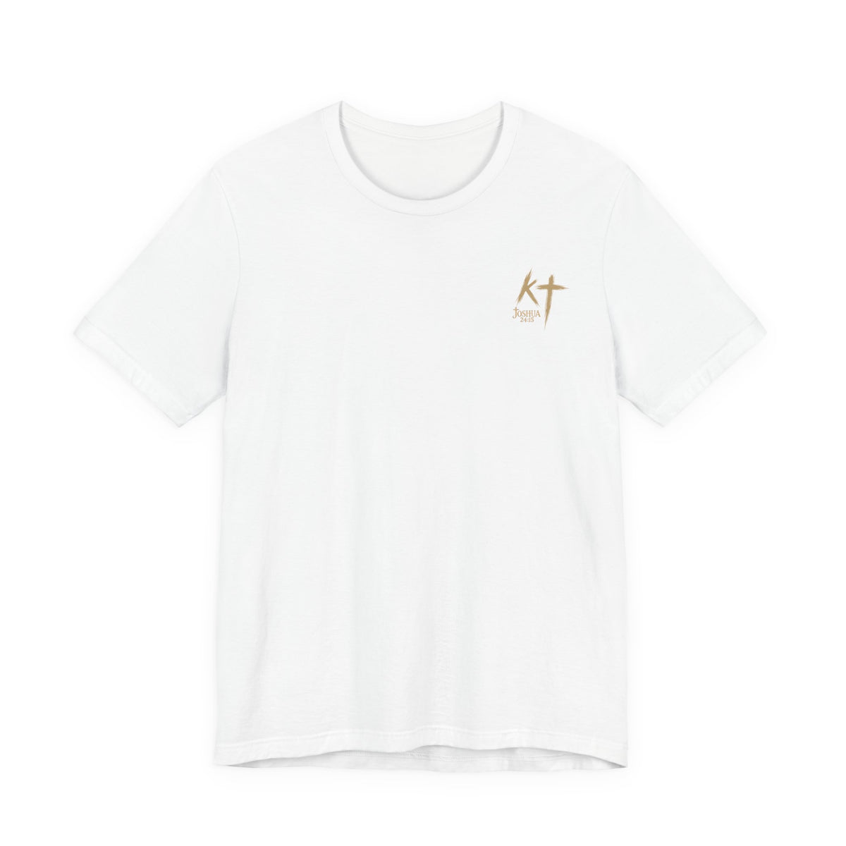 Christian Faith T-Shirt — “As For Me and My House” Family Scripture Tee