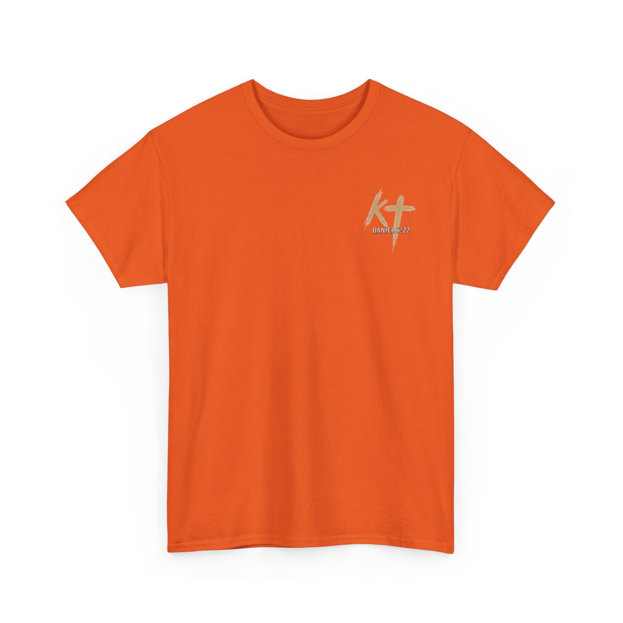 Pray With Faith Tee — Lion & Cross Christian Graphic T-Shirt