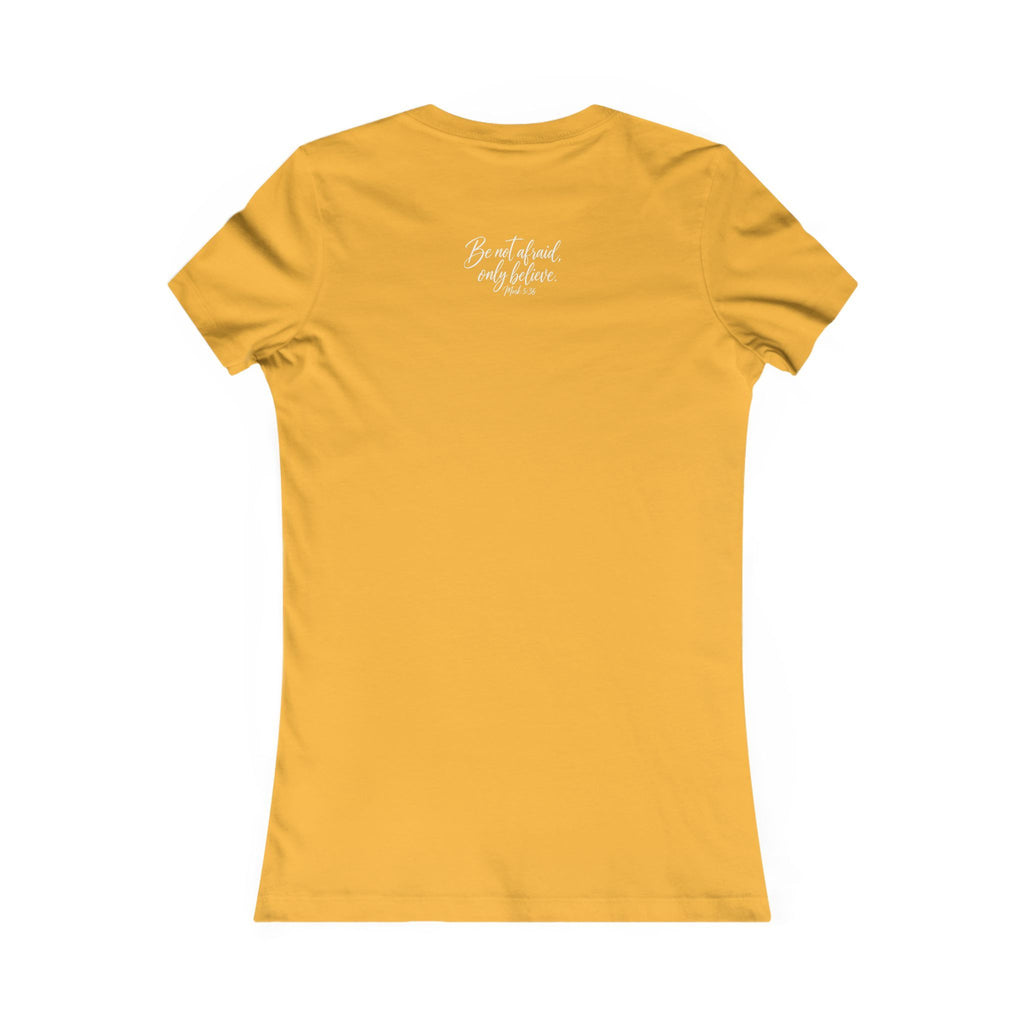 Faith Over Fear Women’s Tee White Wording– Inspirational Christian Graphic T-Shirt