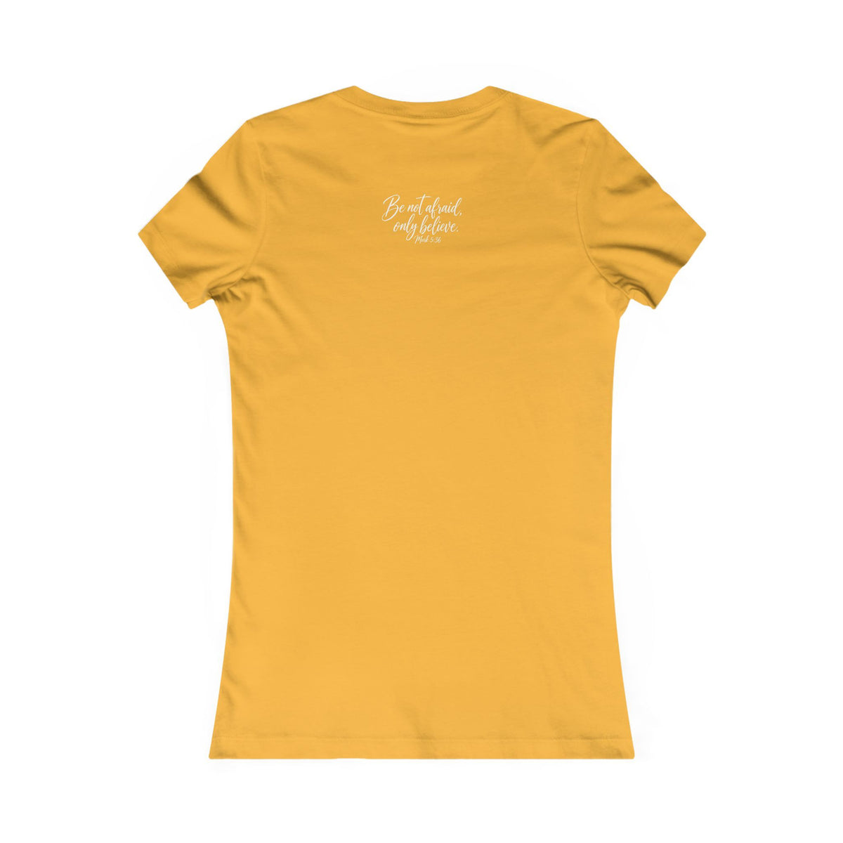 Faith Over Fear Women’s Tee White Wording– Inspirational Christian Graphic T-Shirt