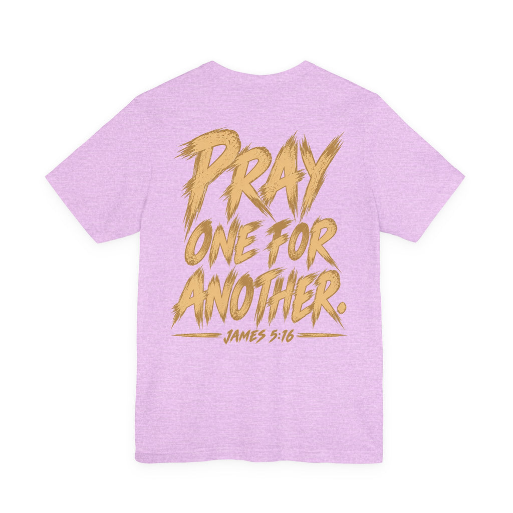 Prayer T‑Shirt - "Need Prayer? Stop Me." | Pray One for Another Christian Tee