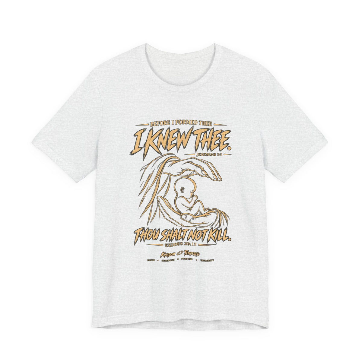 I Knew Thee Nativity Tee – Christian Faith Baby Jesus Graphic T-Shirt