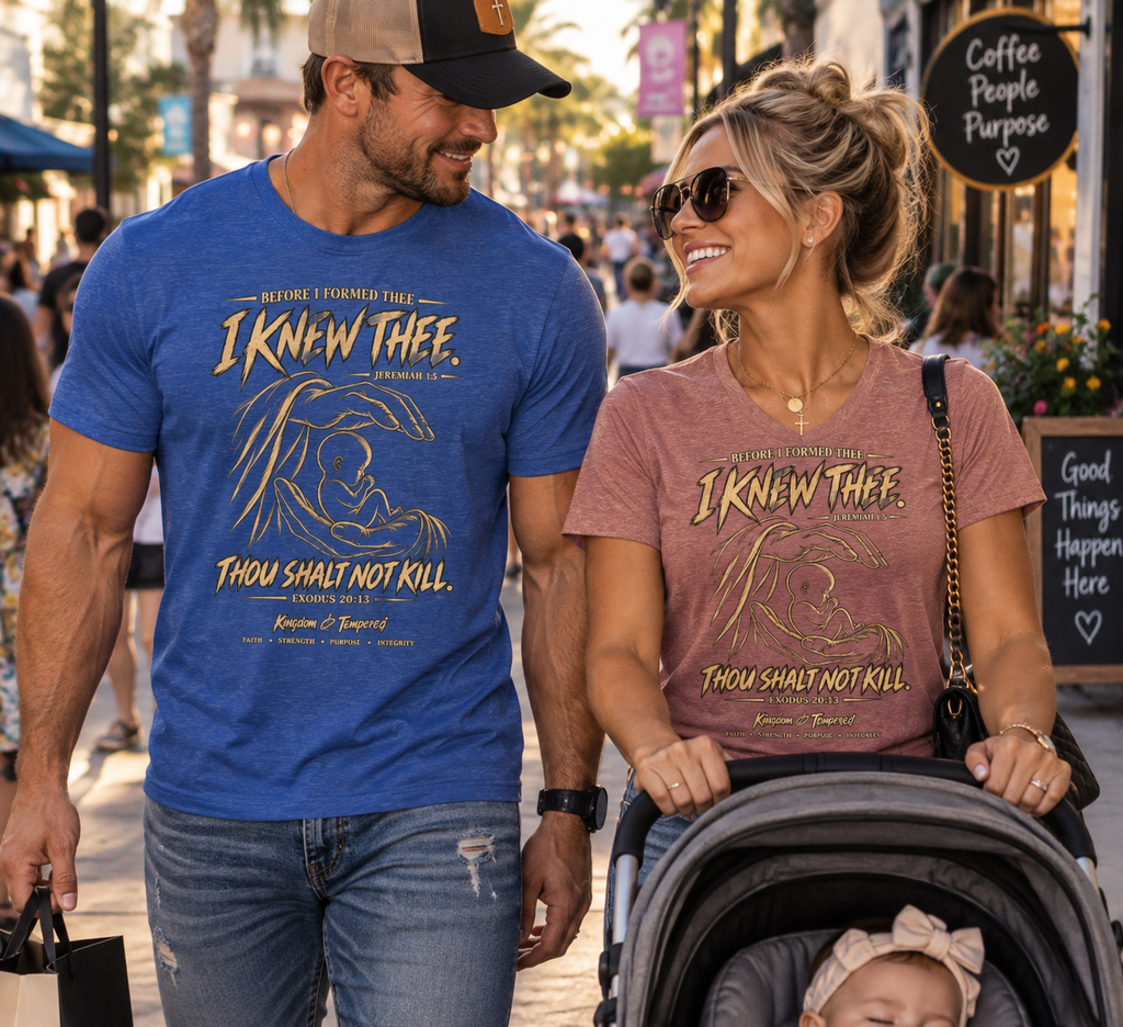 I Knew Thee Nativity Tee – Christian Faith Baby Jesus Graphic T-Shirt
