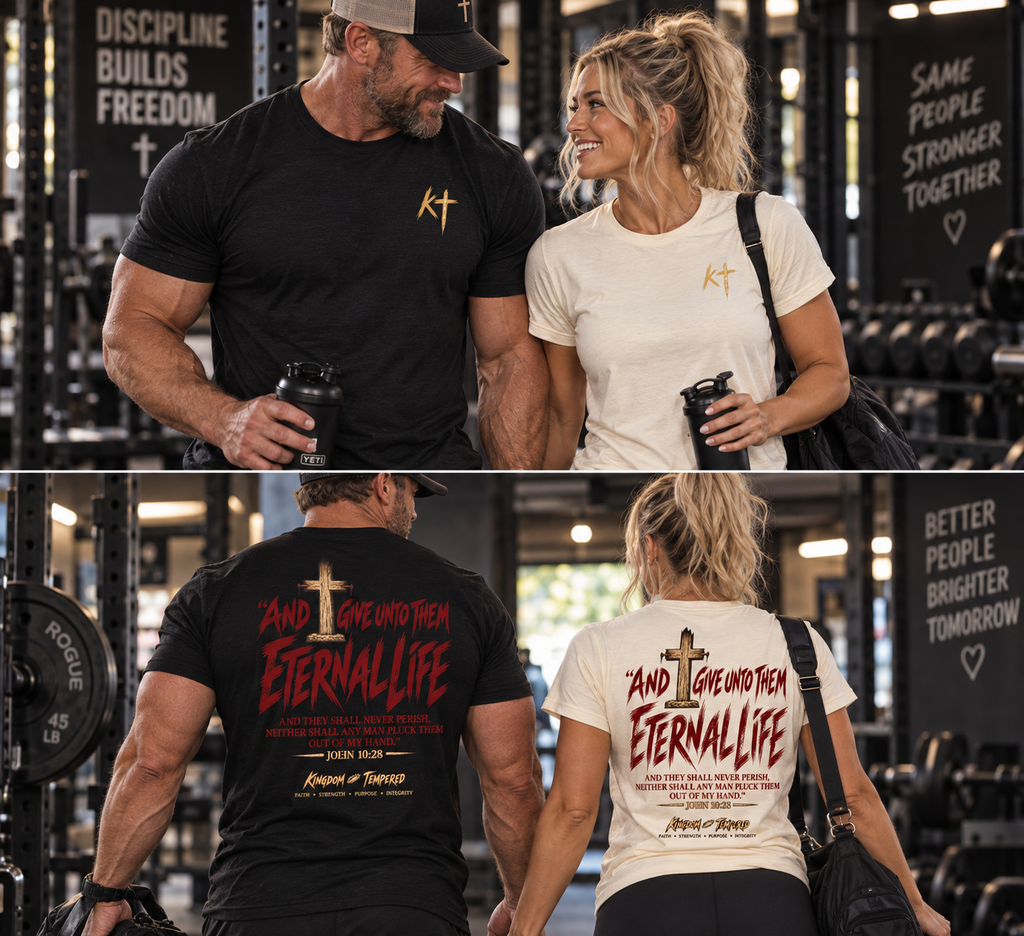Graphic Tee - "And Give Unto Them Eternal Life" Religious Christian T-Shirt
