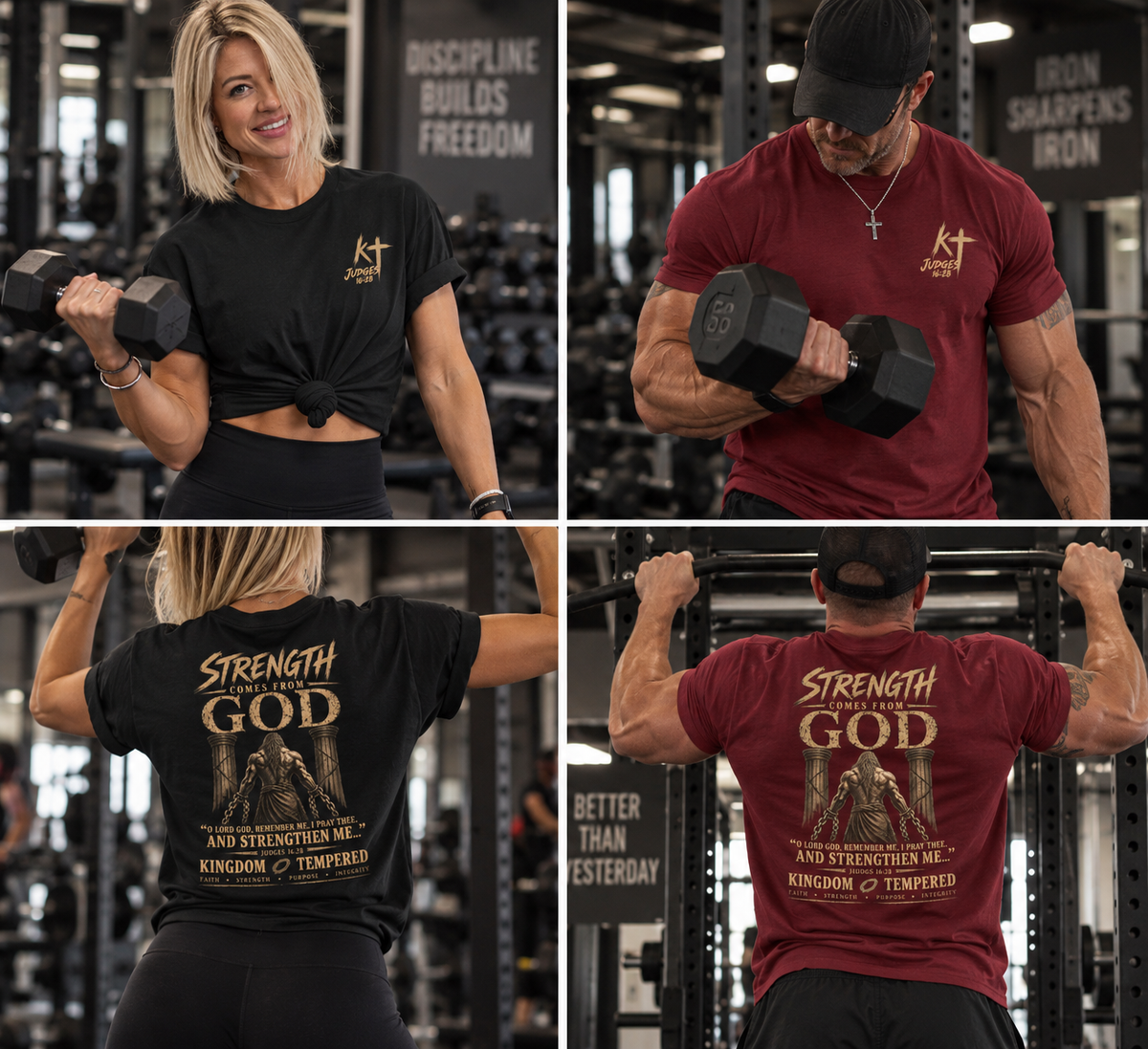 Samson my strength comes fromGOD