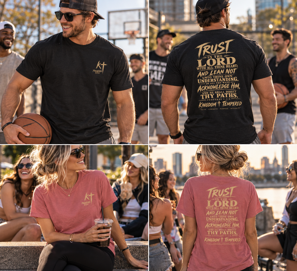 Faith T‑Shirt — "Trust in the Lord" Scripture Tee