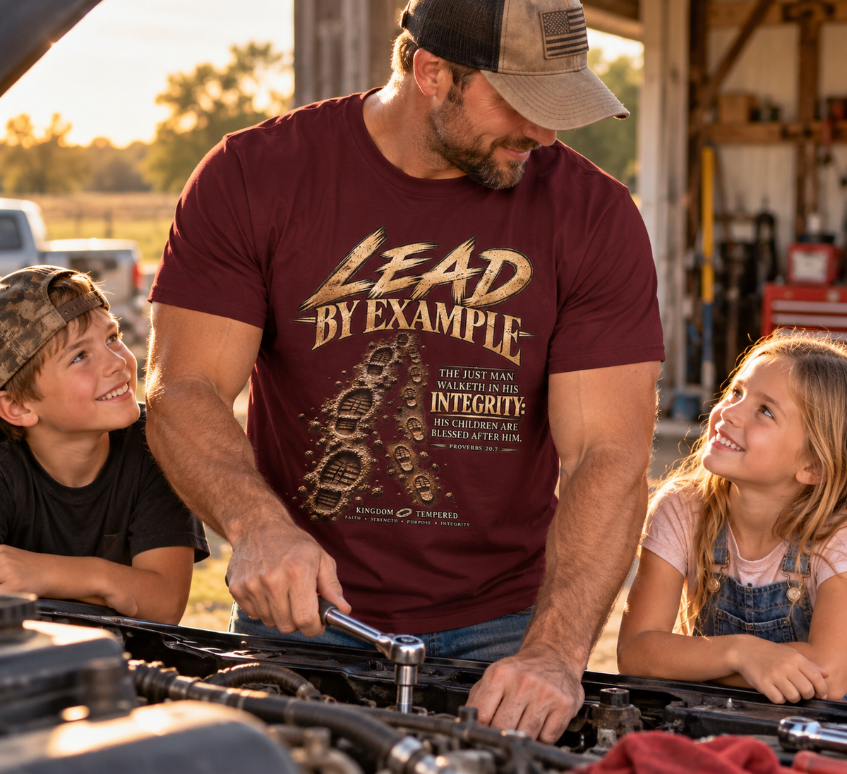 Lead By Example T-Shirt – Inspirational Leadership Graphic Tee