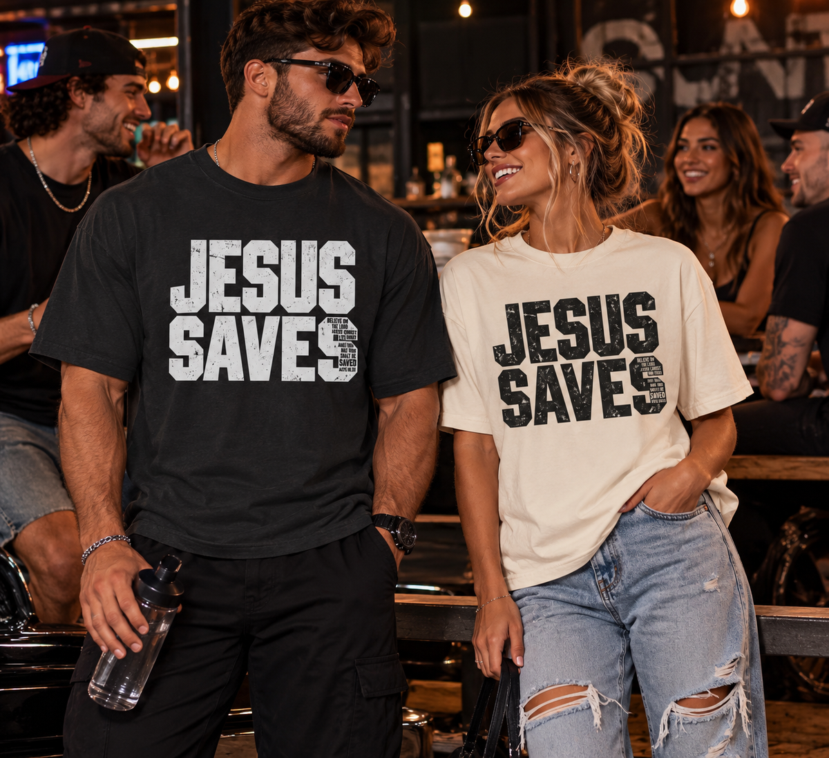 Jesus Saves Boxy Tee