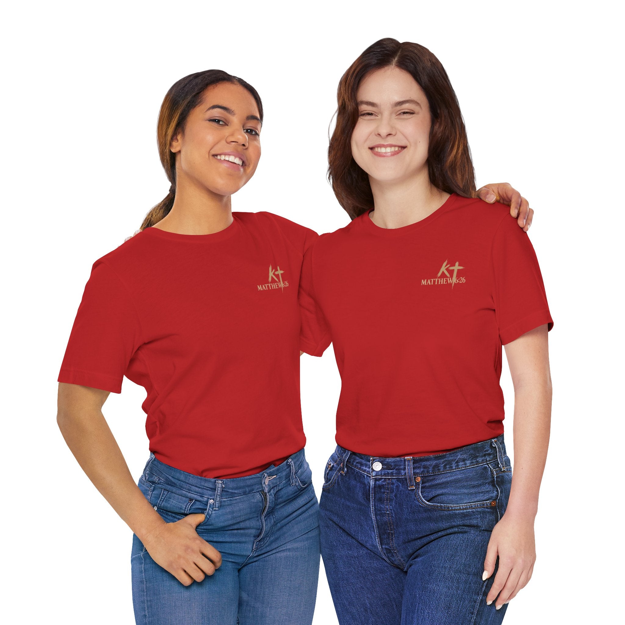 Kingdom & Tempted Christian Tee — Matthew 6:26 Inspirational T‑Shirt
