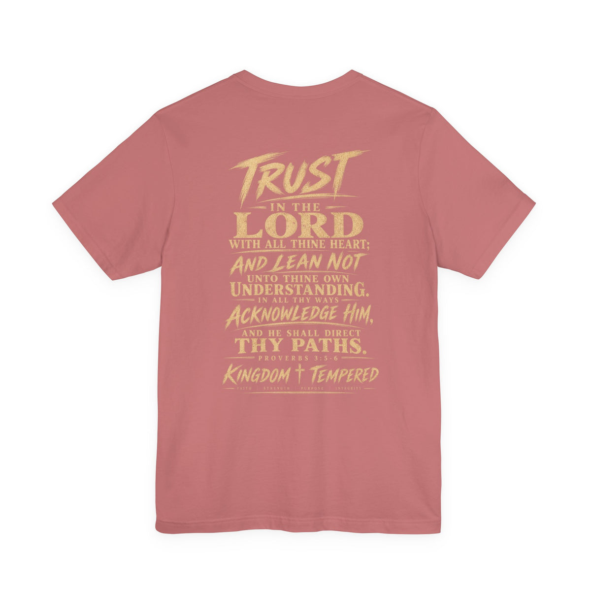 Faith T‑Shirt — "Trust in the Lord" Scripture Tee