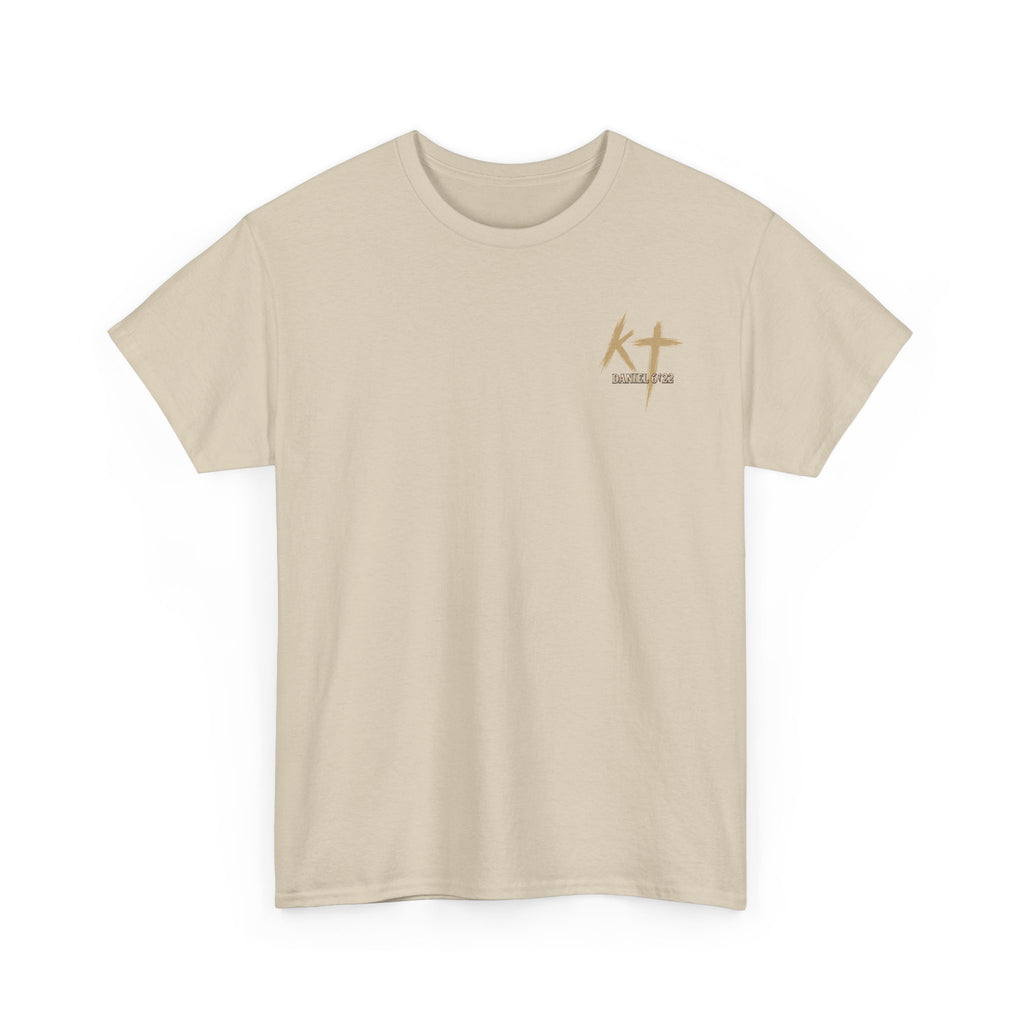 Pray With Faith Tee — Lion & Cross Christian Graphic T-Shirt