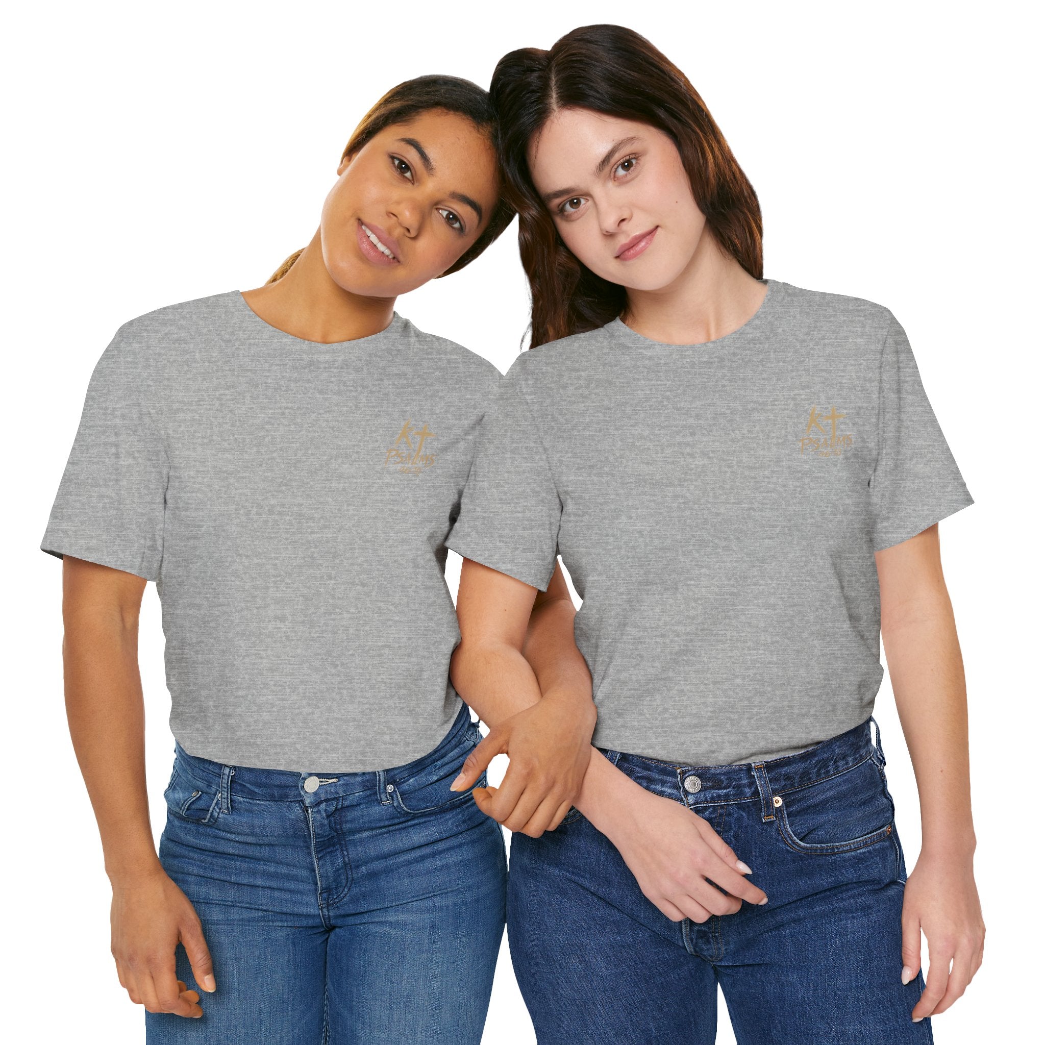 Be Still and Know Tee — Floral Christian Scripture T‑Shirt (Psalm 46:10)