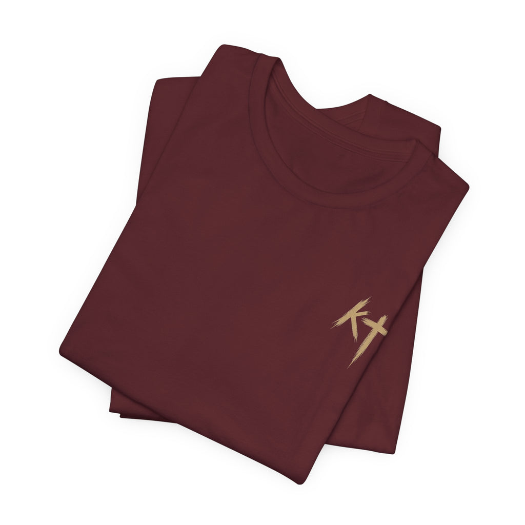 Christian Cross Reflection Tee — 'I Will Be With You' Inspirational T-Shirt