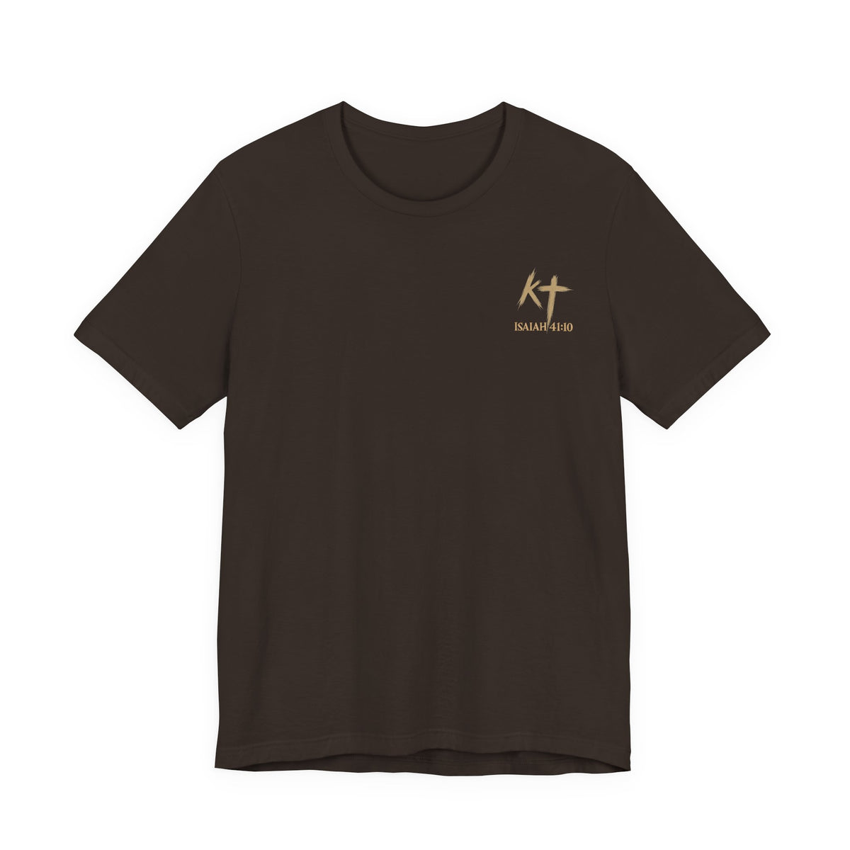 Christian Cross Tee — "Fear Thou Not" Inspirational Graphic T-Shirt