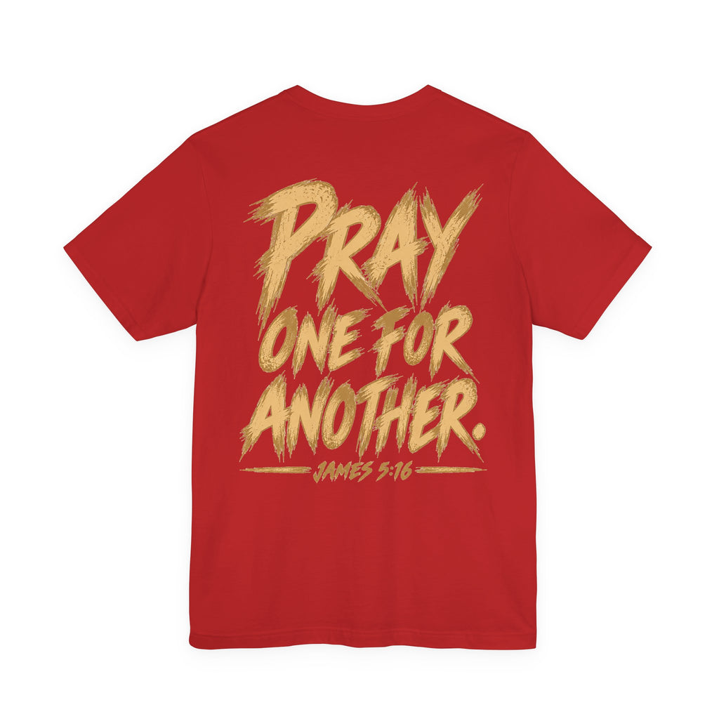 Prayer T‑Shirt - "Need Prayer? Stop Me." | Pray One for Another Christian Tee