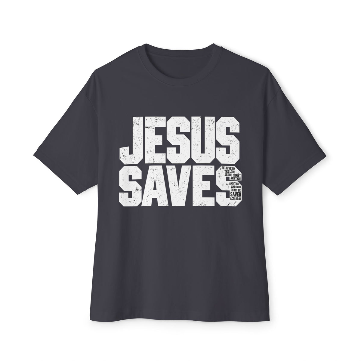 Jesus Saves Boxy Tee