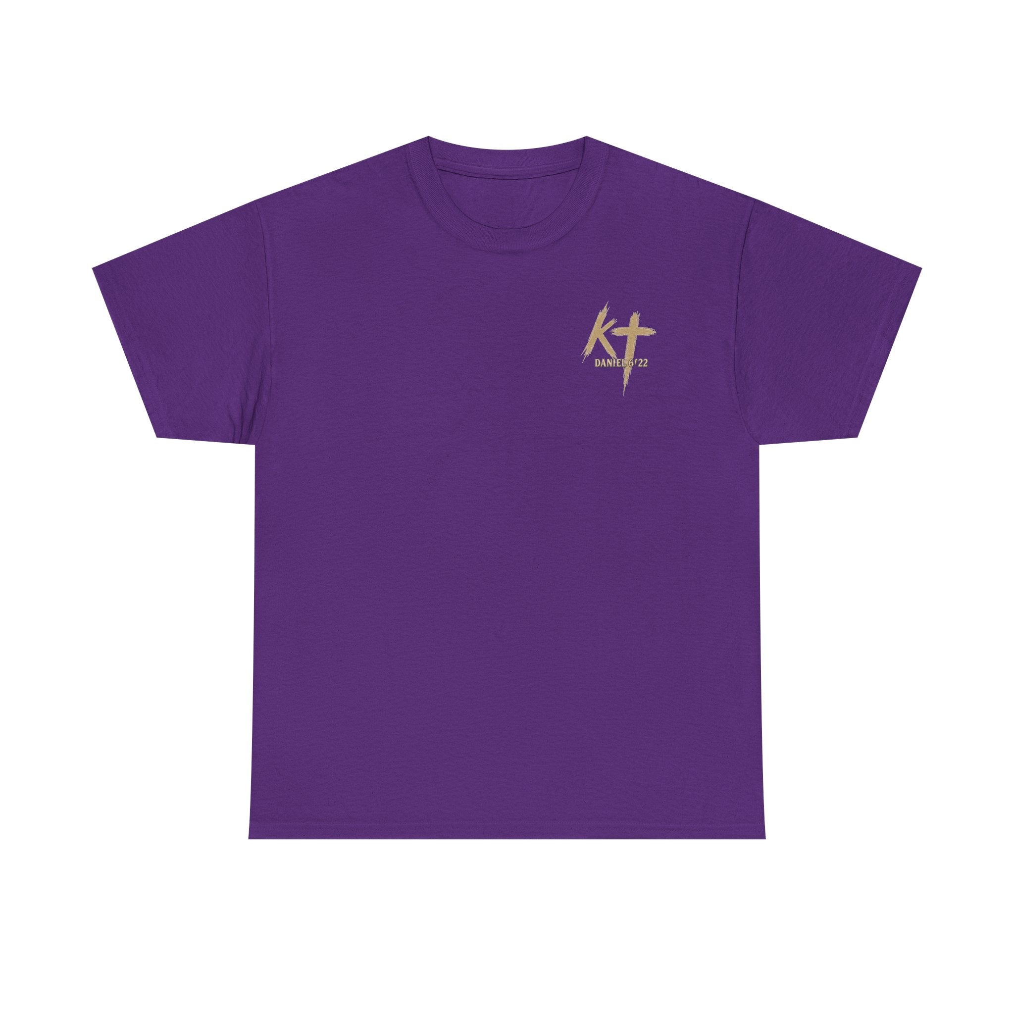 Pray With Faith Tee — Lion & Cross Christian Graphic T-Shirt