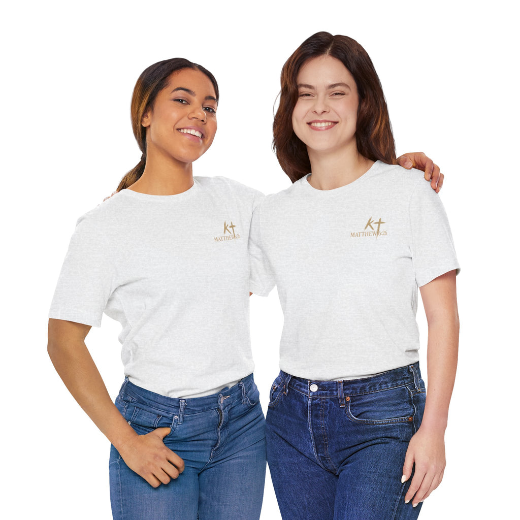 Kingdom & Tempted Christian Tee — Matthew 6:26 Inspirational T‑Shirt