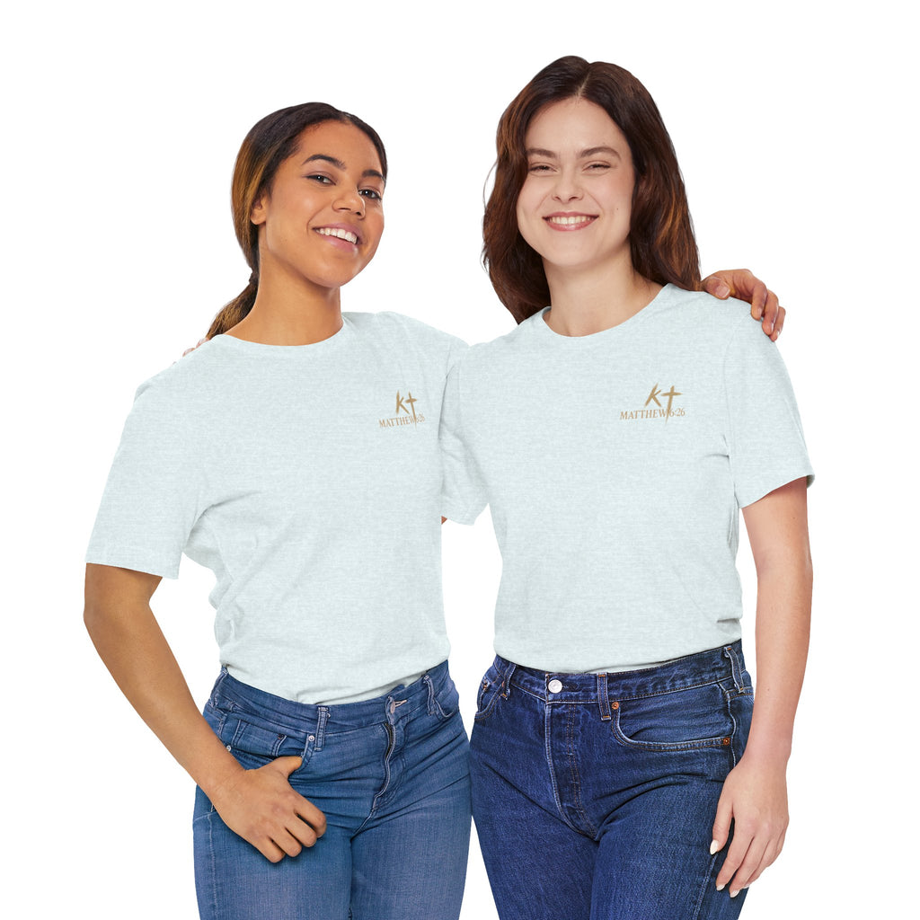 Kingdom & Tempted Christian Tee — Matthew 6:26 Inspirational T‑Shirt