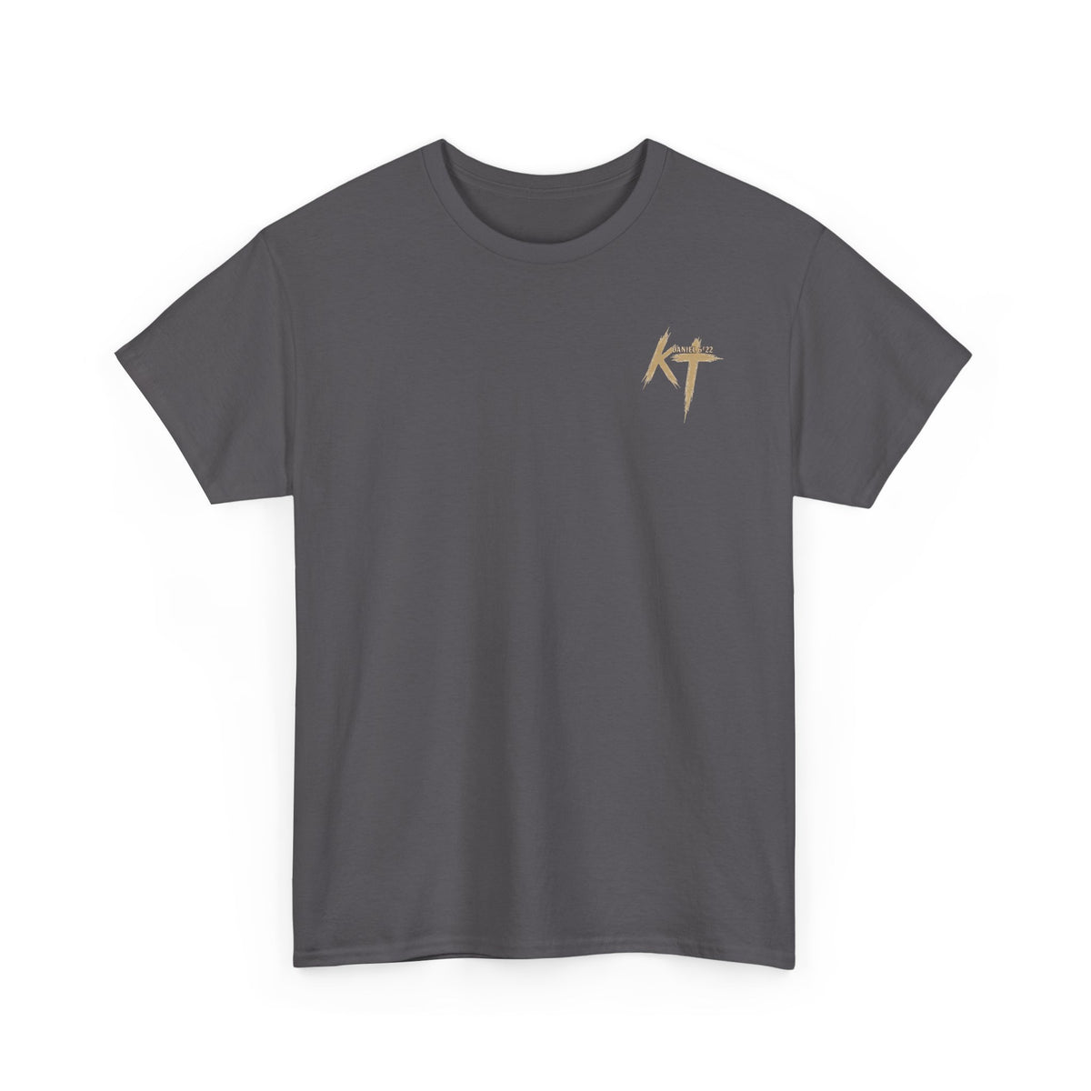 Pray With Faith Tee — Lion & Cross Christian Graphic T-Shirt