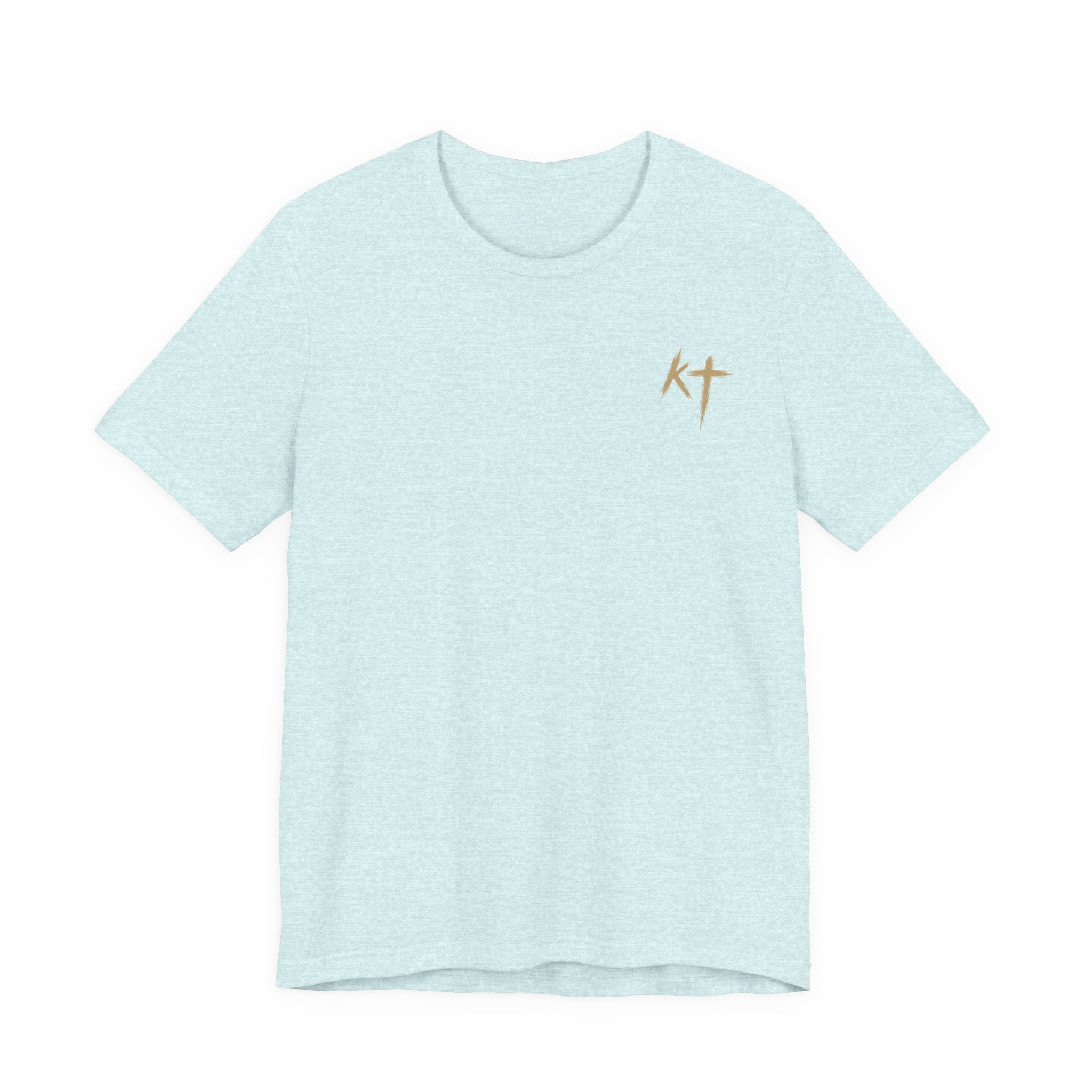 Christian Cross Reflection Tee — 'I Will Be With You' Inspirational T-Shirt