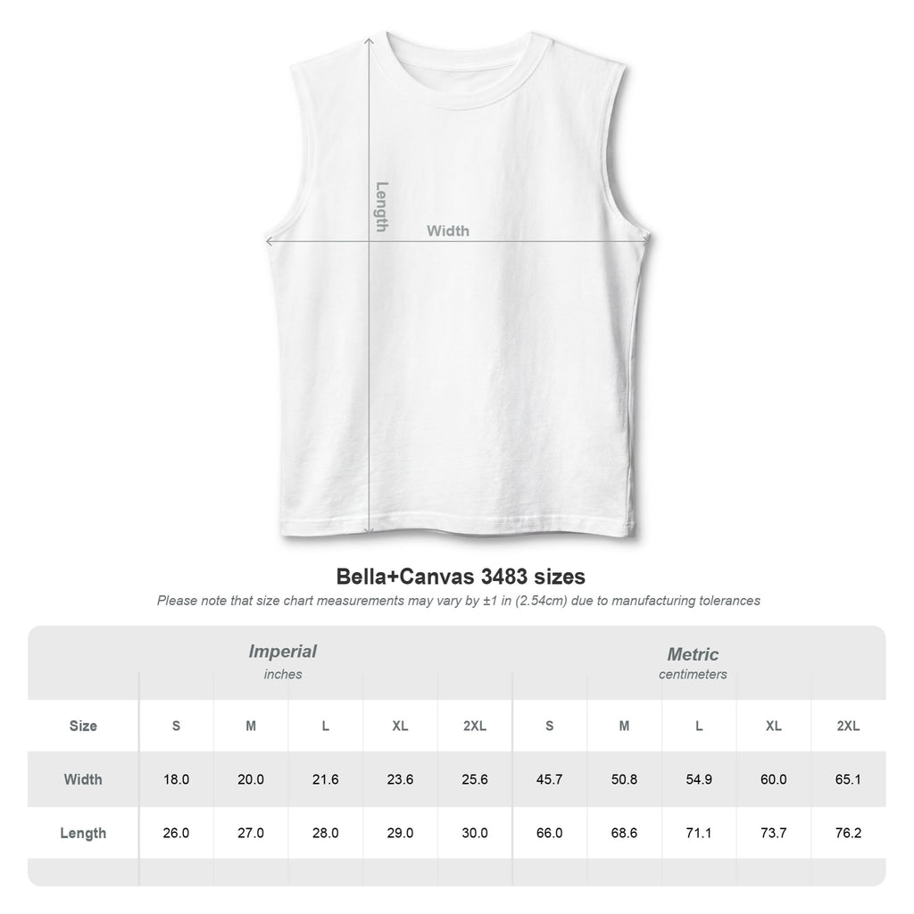 Flesh and Blood Graphic Muscle Tank — Vintage Metal Concert Poster Design