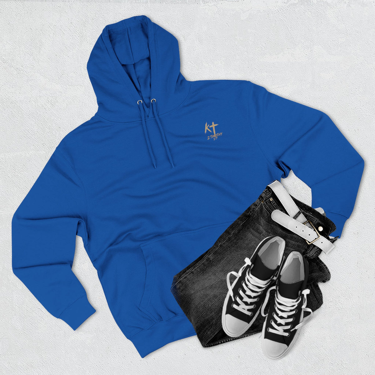 Power, Love & Sound Mind Hoodie – Christian Faith Verse Fleece Hoodie