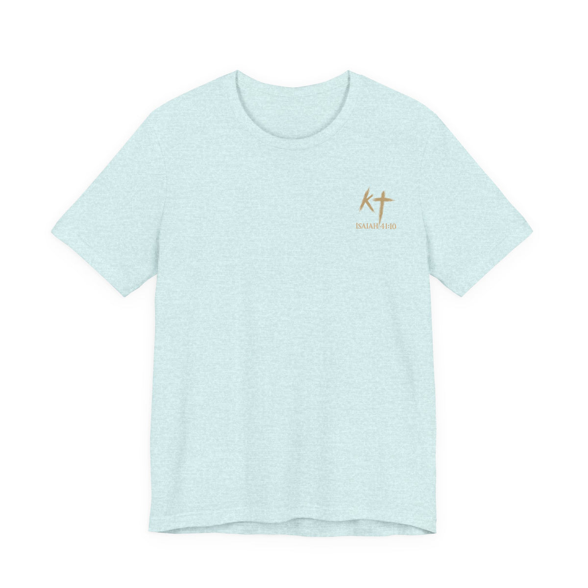 Christian Cross Tee — "Fear Thou Not" Inspirational Graphic T-Shirt