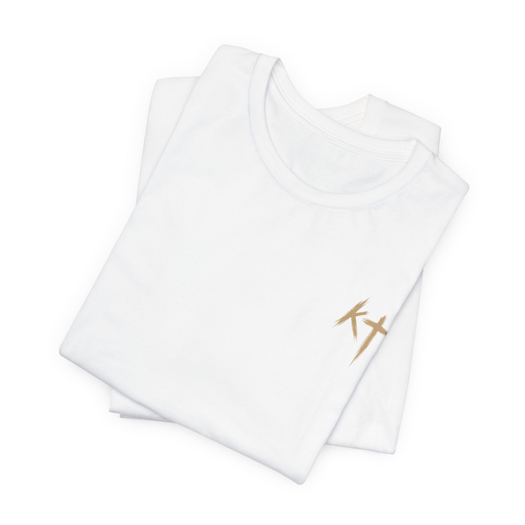Christian Cross Reflection Tee — 'I Will Be With You' Inspirational T-Shirt