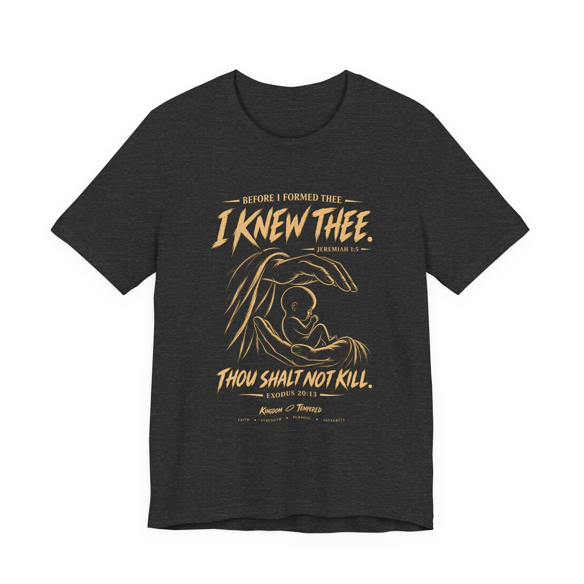 I Knew Thee Nativity Tee – Christian Faith Baby Jesus Graphic T-Shirt
