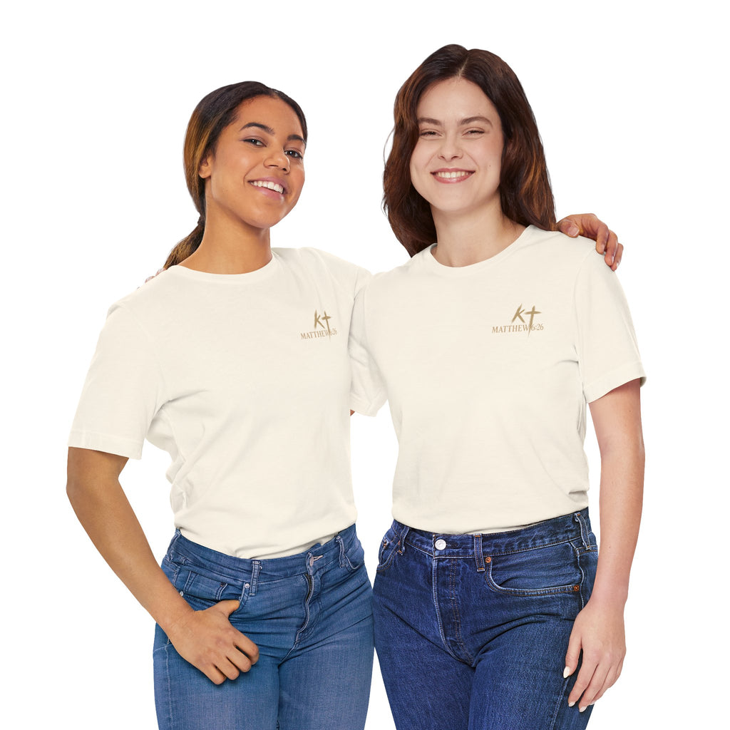 Kingdom & Tempted Christian Tee — Matthew 6:26 Inspirational T‑Shirt