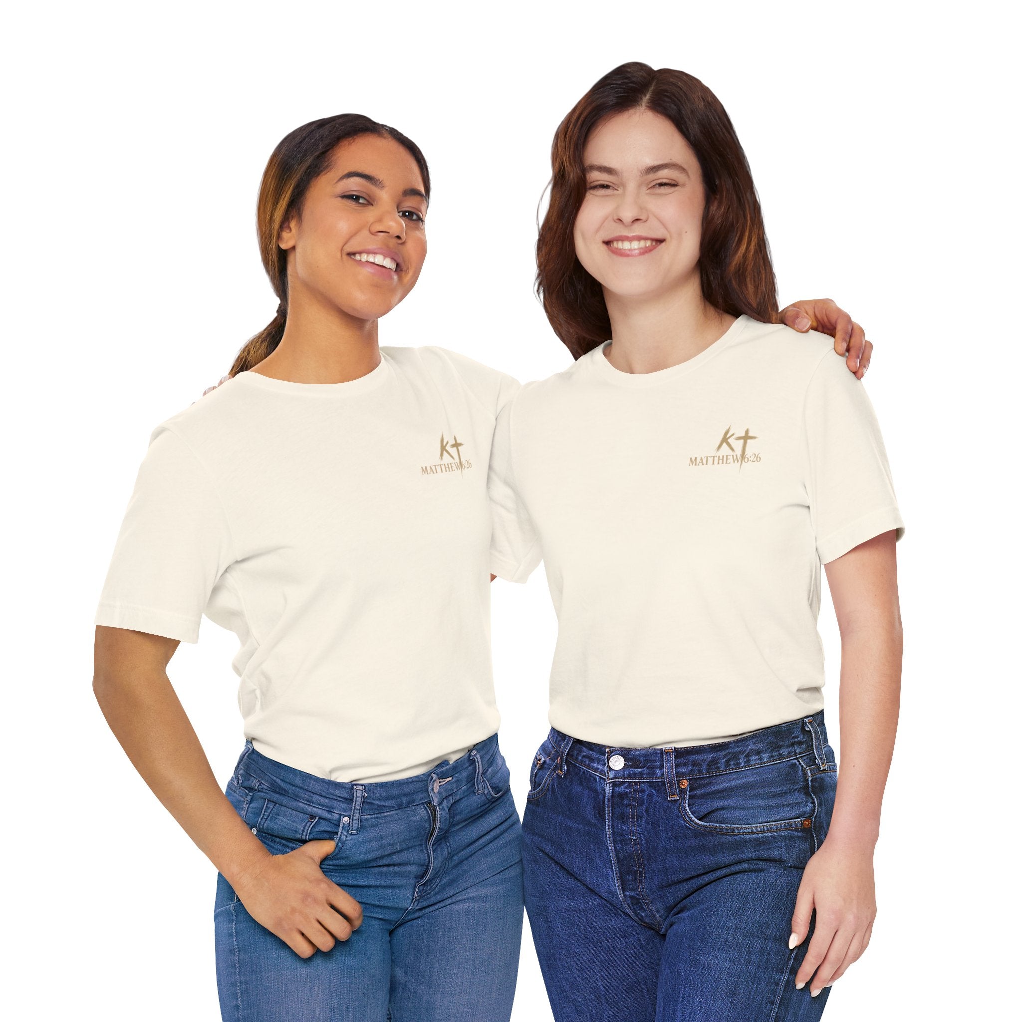 Kingdom & Tempted Christian Tee — Matthew 6:26 Inspirational T‑Shirt