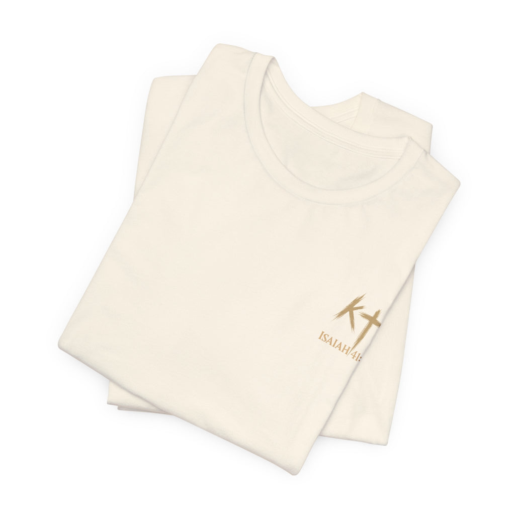Christian Cross Tee — "Fear Thou Not" Inspirational Graphic T-Shirt