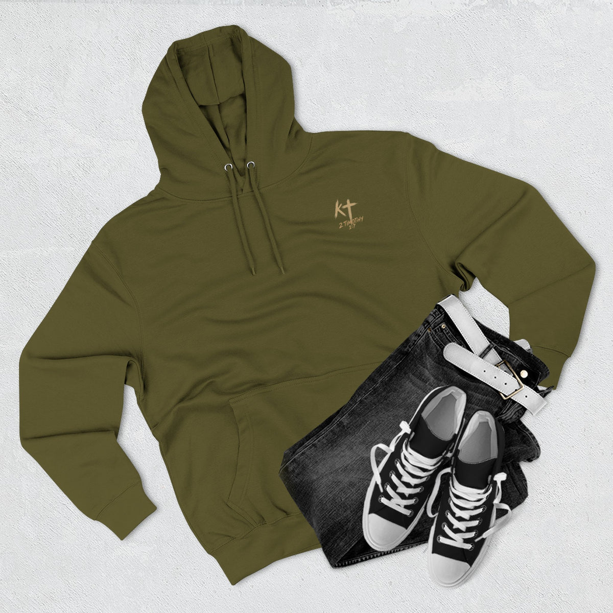 Power, Love & Sound Mind Hoodie – Christian Faith Verse Fleece Hoodie