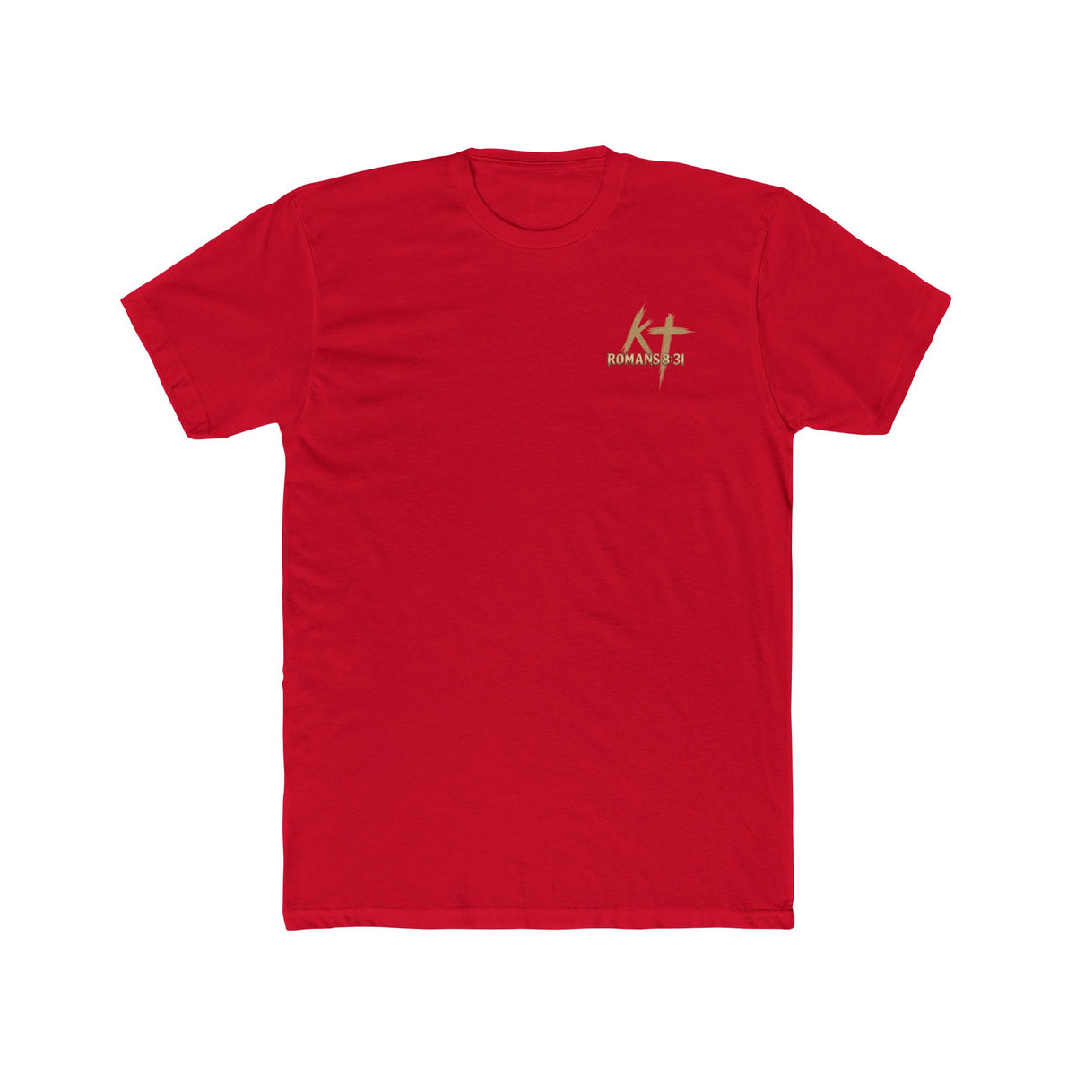 Christian Faith Tee — "If God Is For Us" Angel & Prayer Graphic T-Shirt
