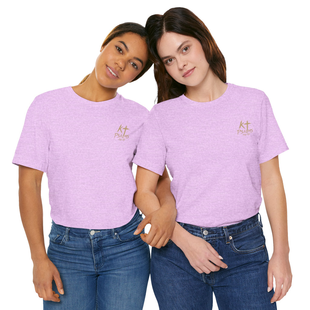 Be Still and Know Tee — Floral Christian Scripture T‑Shirt (Psalm 46:10)