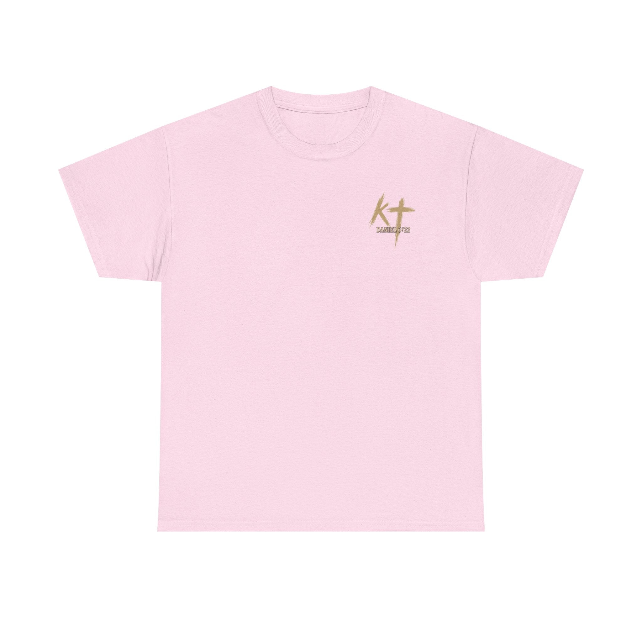Pray With Faith Tee — Lion & Cross Christian Graphic T-Shirt
