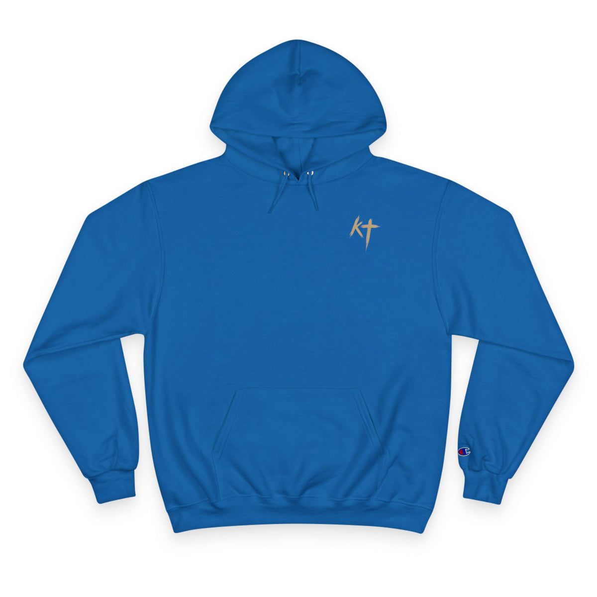 Champion Hoodie — Gold Wings Cross Graphic Hoodie