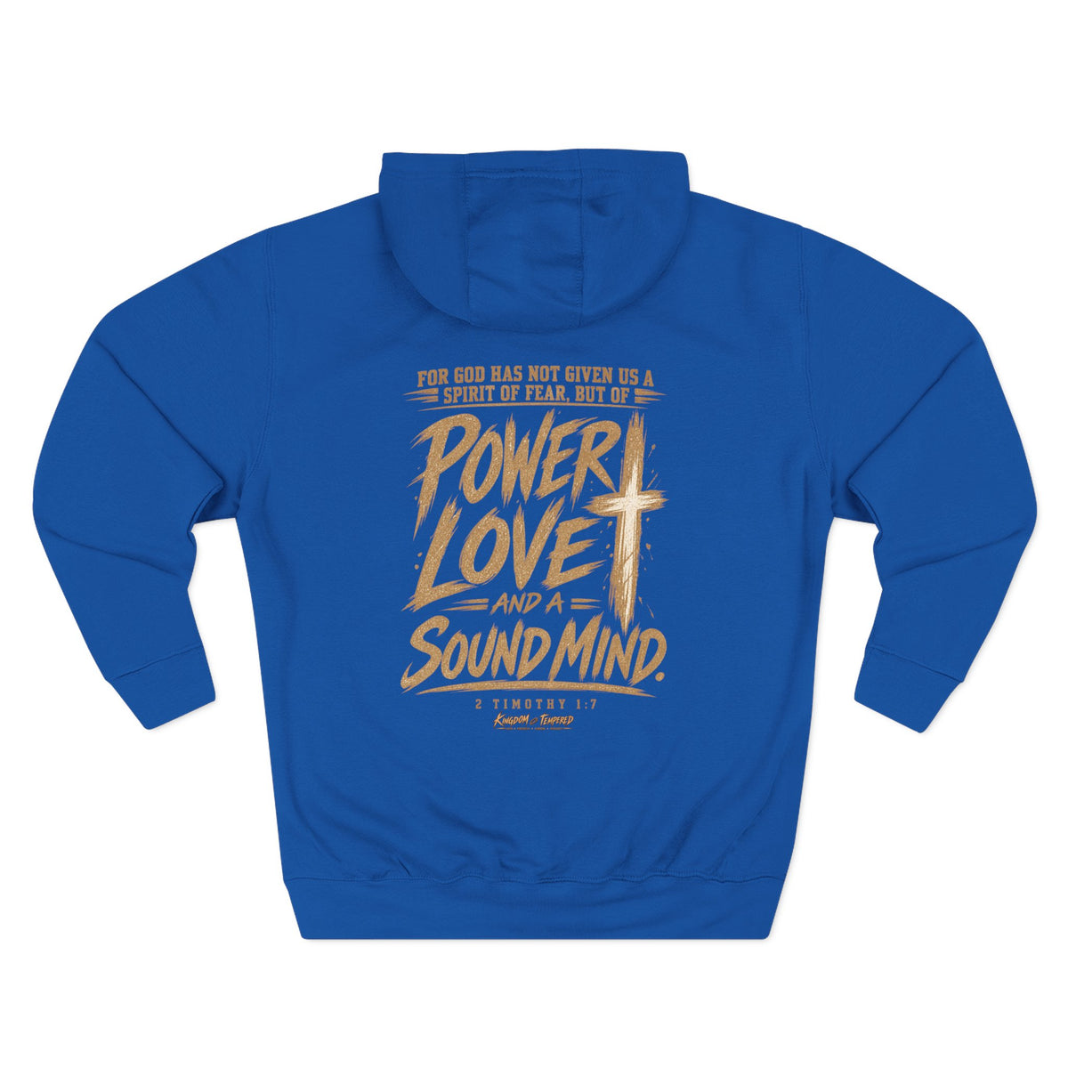 Power, Love & Sound Mind Hoodie – Christian Faith Verse Fleece Hoodie