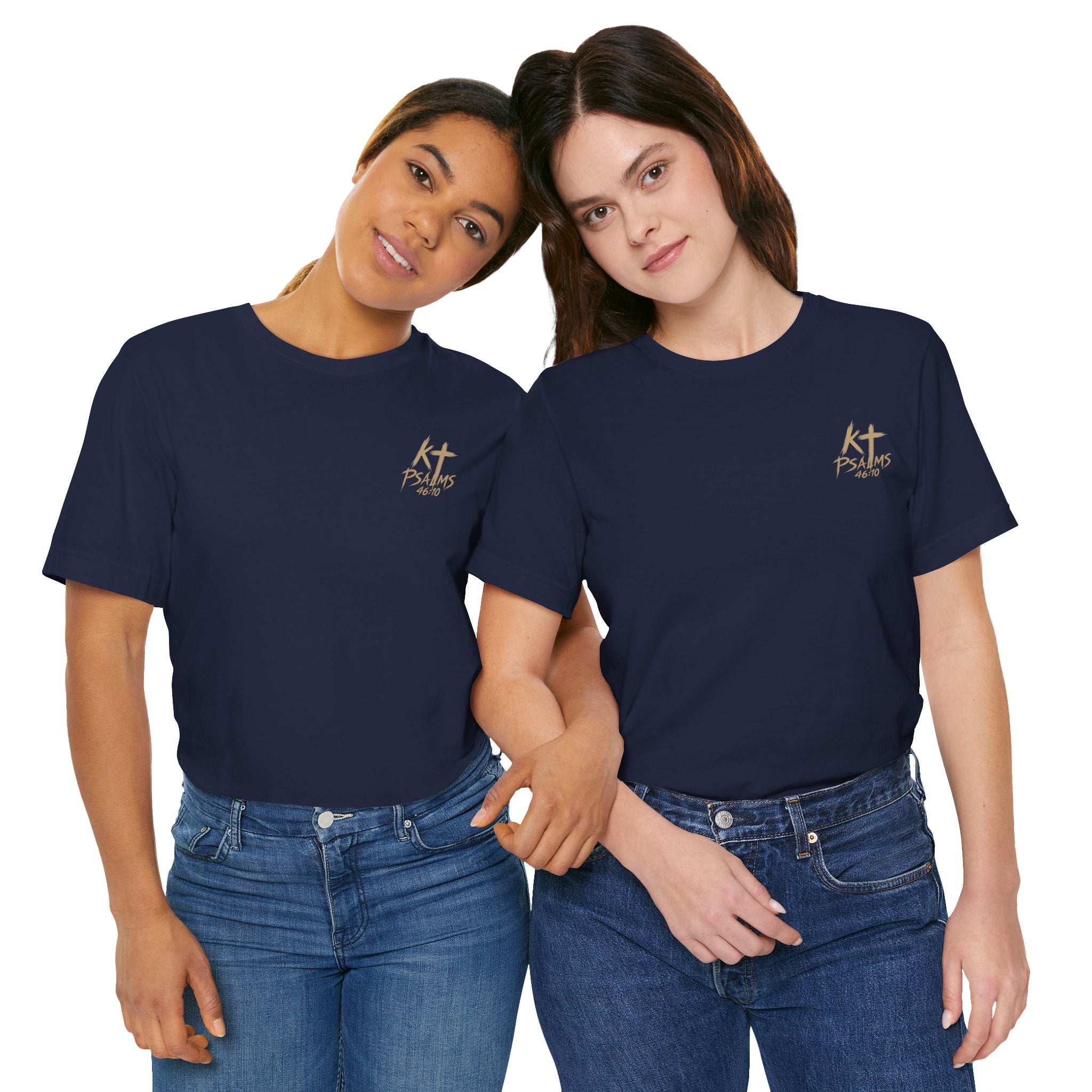 Be Still and Know Tee — Floral Christian Scripture T‑Shirt (Psalm 46:10)
