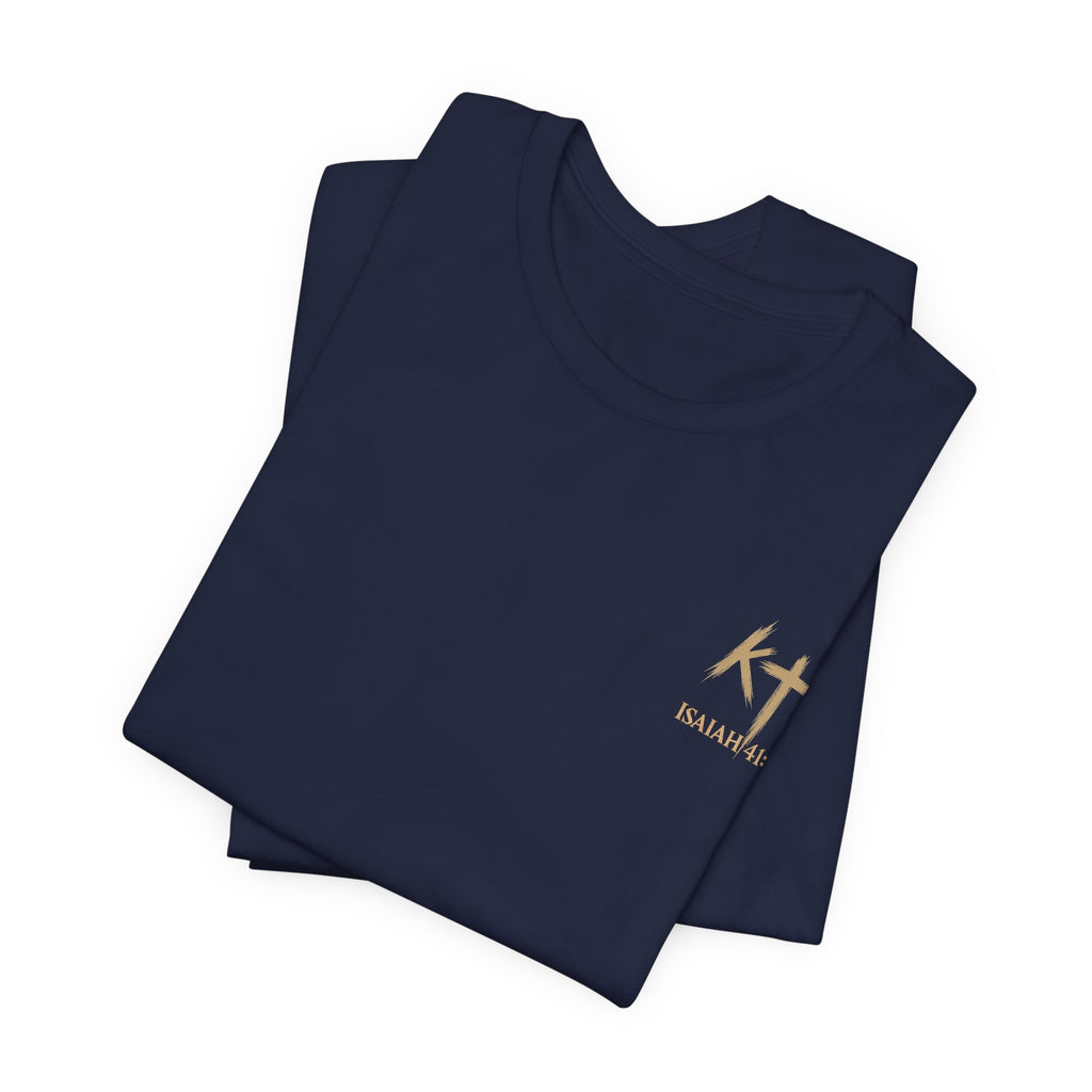 Christian Cross Tee — "Fear Thou Not" Inspirational Graphic T-Shirt